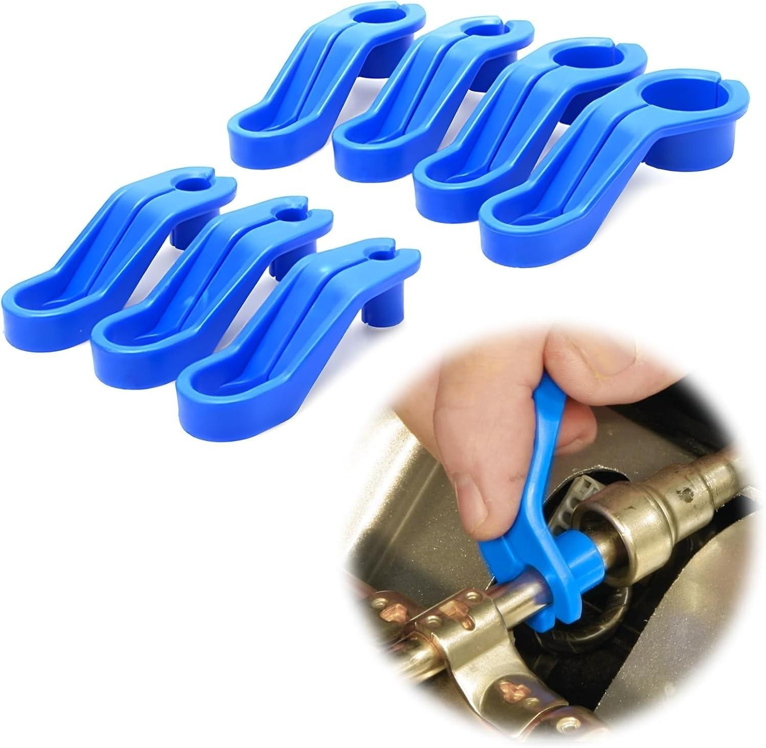 7pcs Fuel Line Disconnect Tool Kit, Quick Removal Assembly Tool Set for Oil,