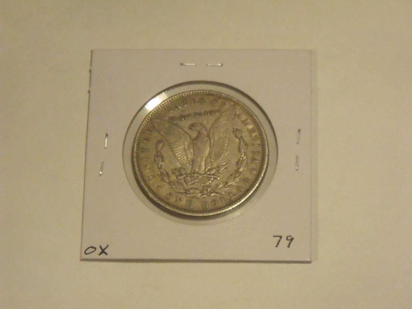 Silver 1879 Morgan Dollar Very Nice VF condition