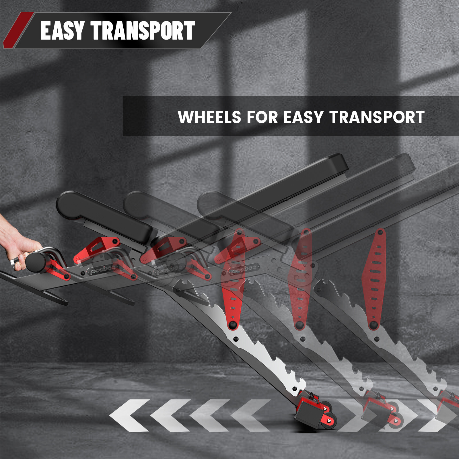 Adjustable Foldable Weight Bench for Home Gym Strength Training Workout Bench