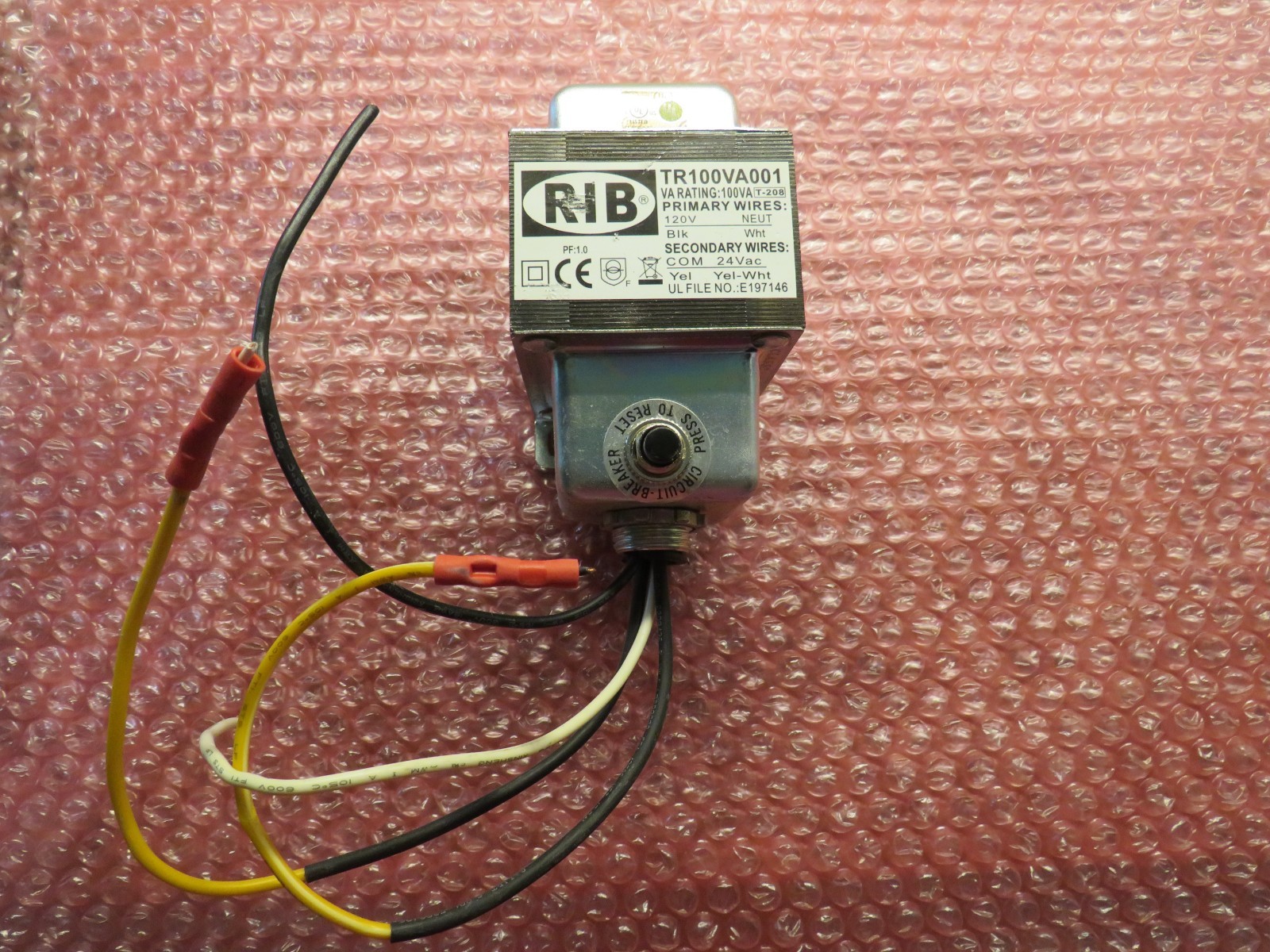 RIB TR100VA001 POWER SUPPLY TRANSFORMER