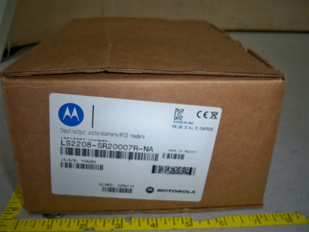 NEW Motorola Symbol LS2208-SR20007R-NA Barcode Scanner