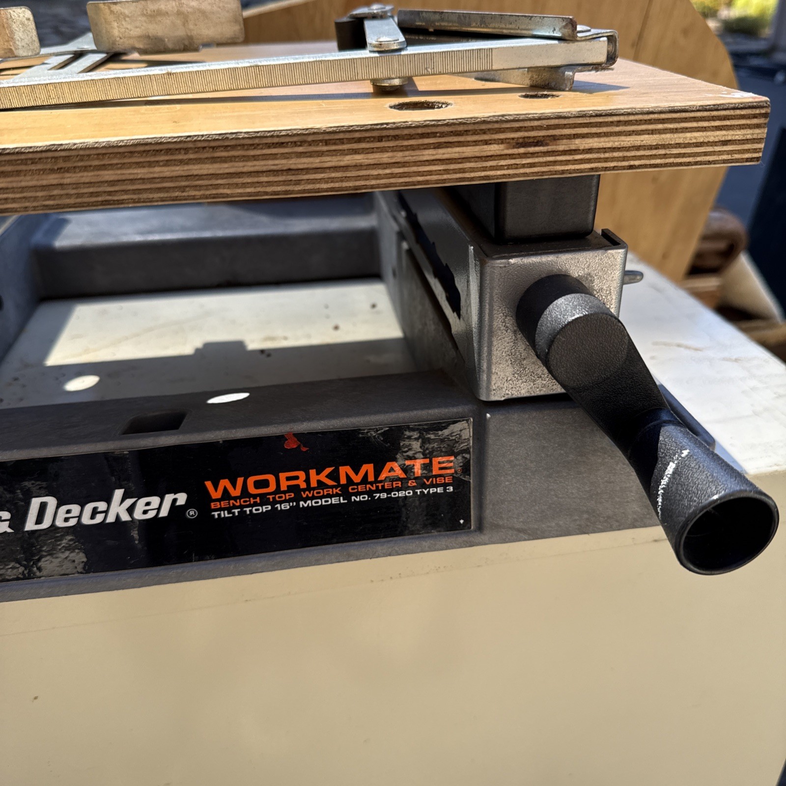 Black & Decker Bench Top Workmate 79-020 Type 3 Used