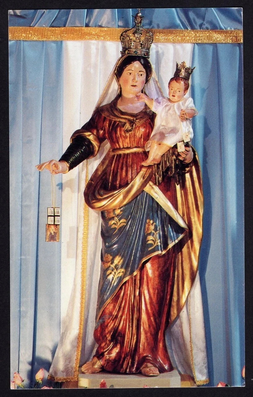 Holy card de la Virgin del Carmen santino image pieuses estampa