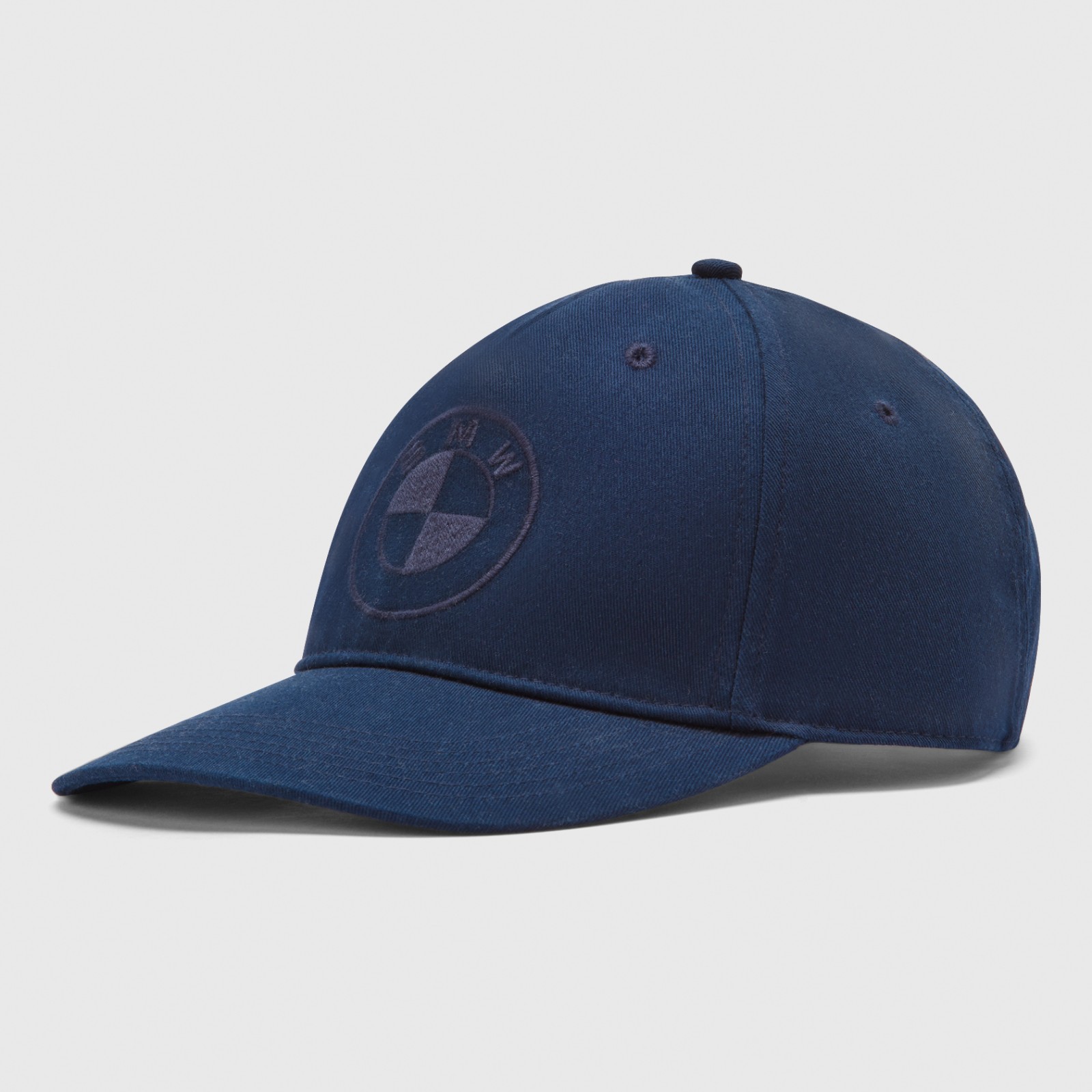 Genuine BMW Adults Tonal Baseball Cap Hat with BMW Logo Dark Blue - 80162864020