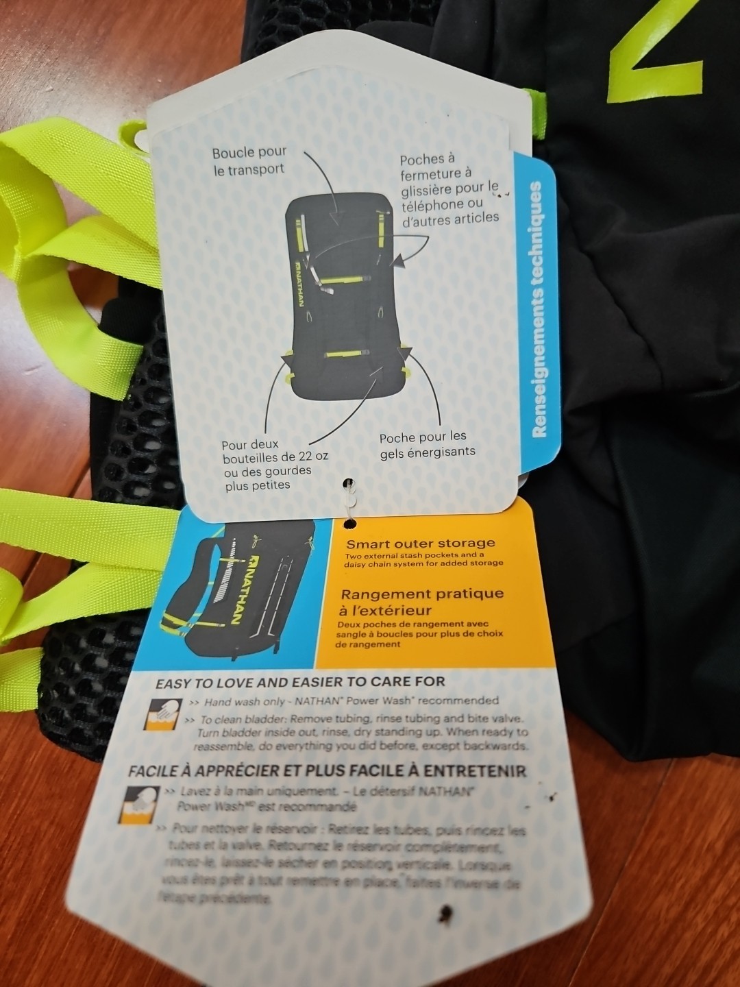 Nathan NS4534 Journey Hydration Backpack with 2L Bladder S/M