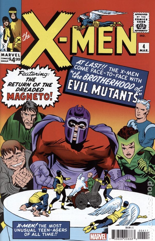 Uncanny X-Men Facsimile Edition #4B NM 2024 Stock Image