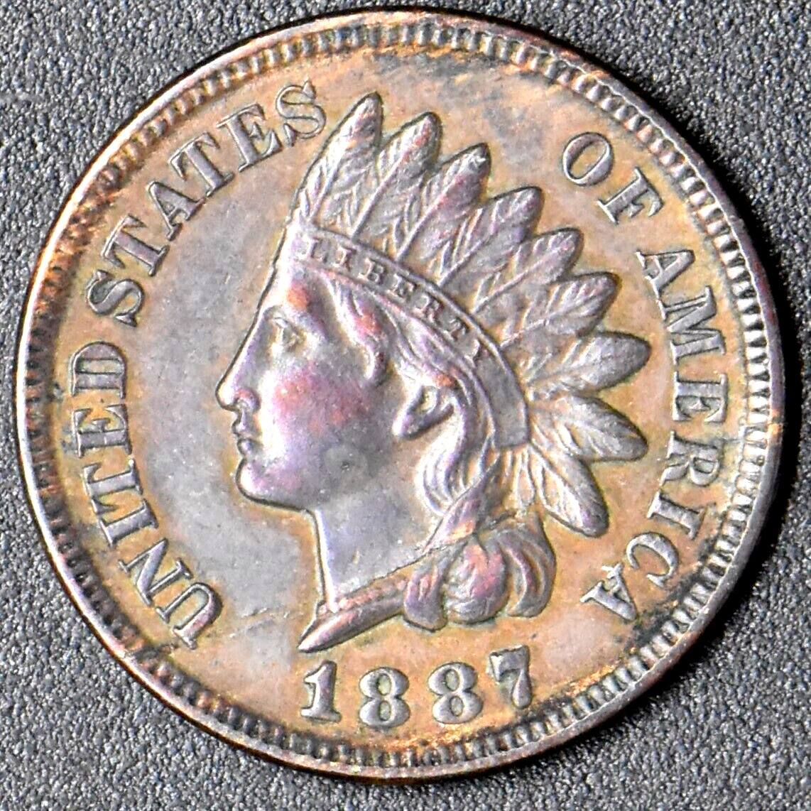 1887 Indian Head Penny  1C - COINGIANTS -