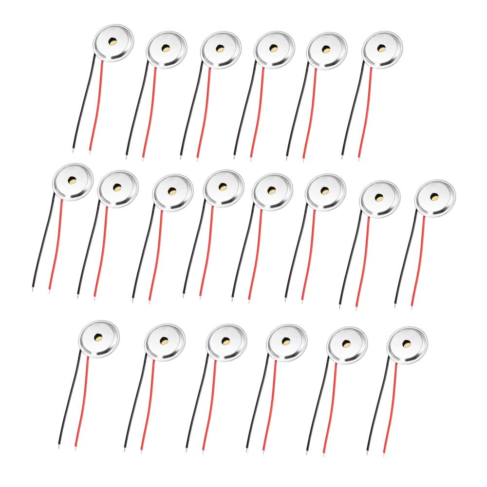 20Pcs Piezo Discs Acoustic Pickup Transducer Microphone Element CBG Guitar 20mm