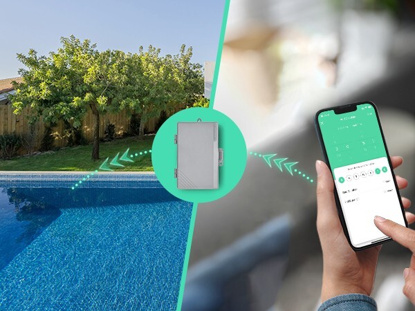 DEWENWIL WiFi Pool Pump Timer, Heavy Duty Wireless Controller Timer Water Heater