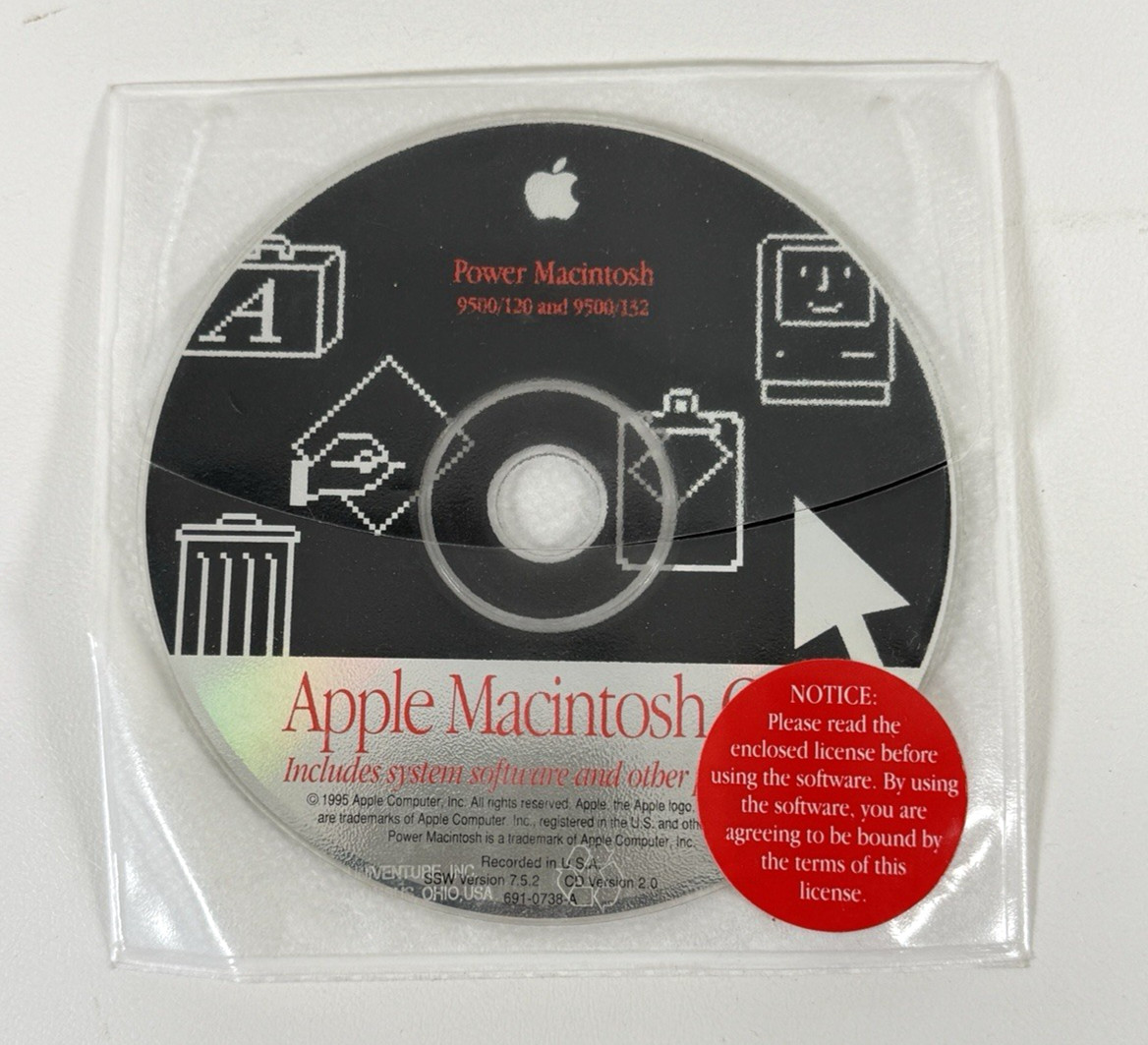 Apple Power Macintosh 9500 Series Install/Restoration CD