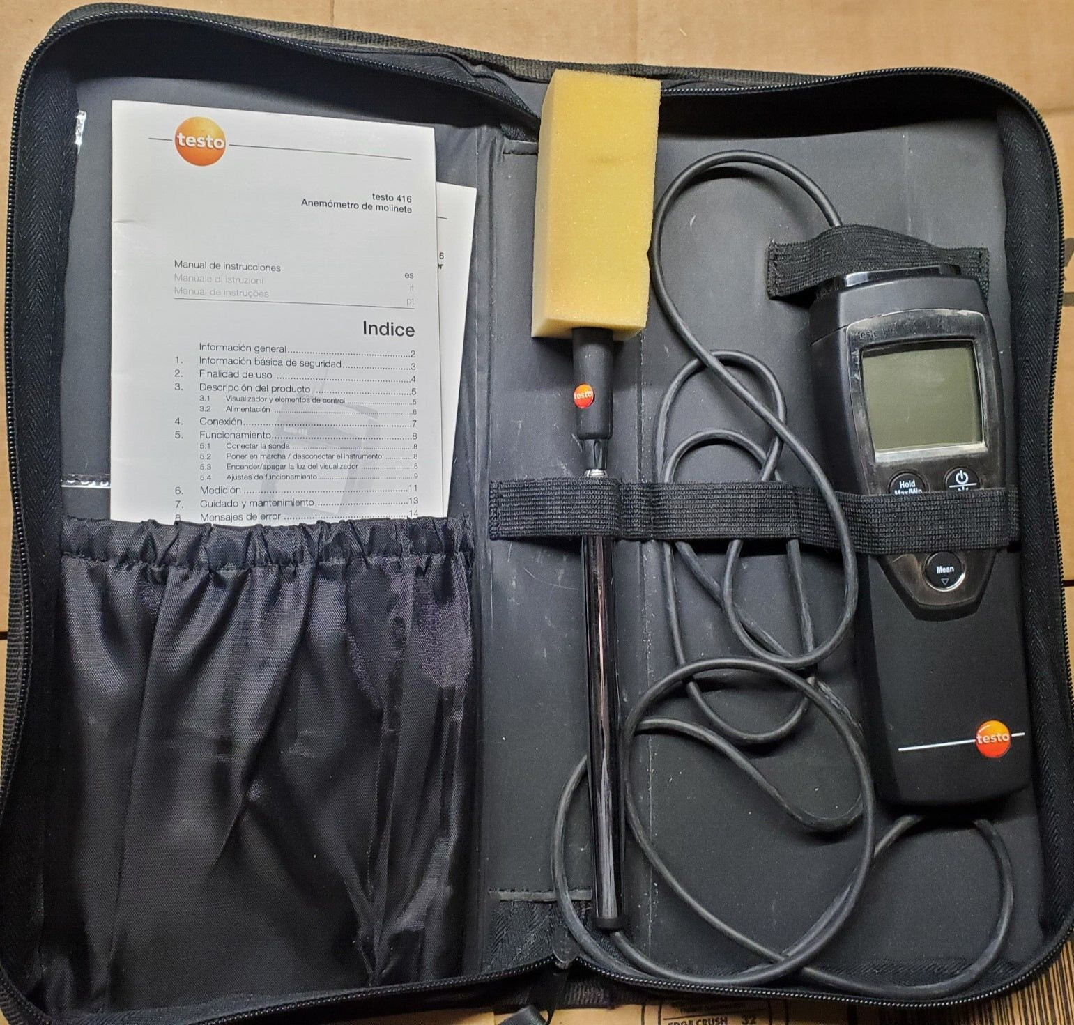 Testo 416 vane anemometer Germany