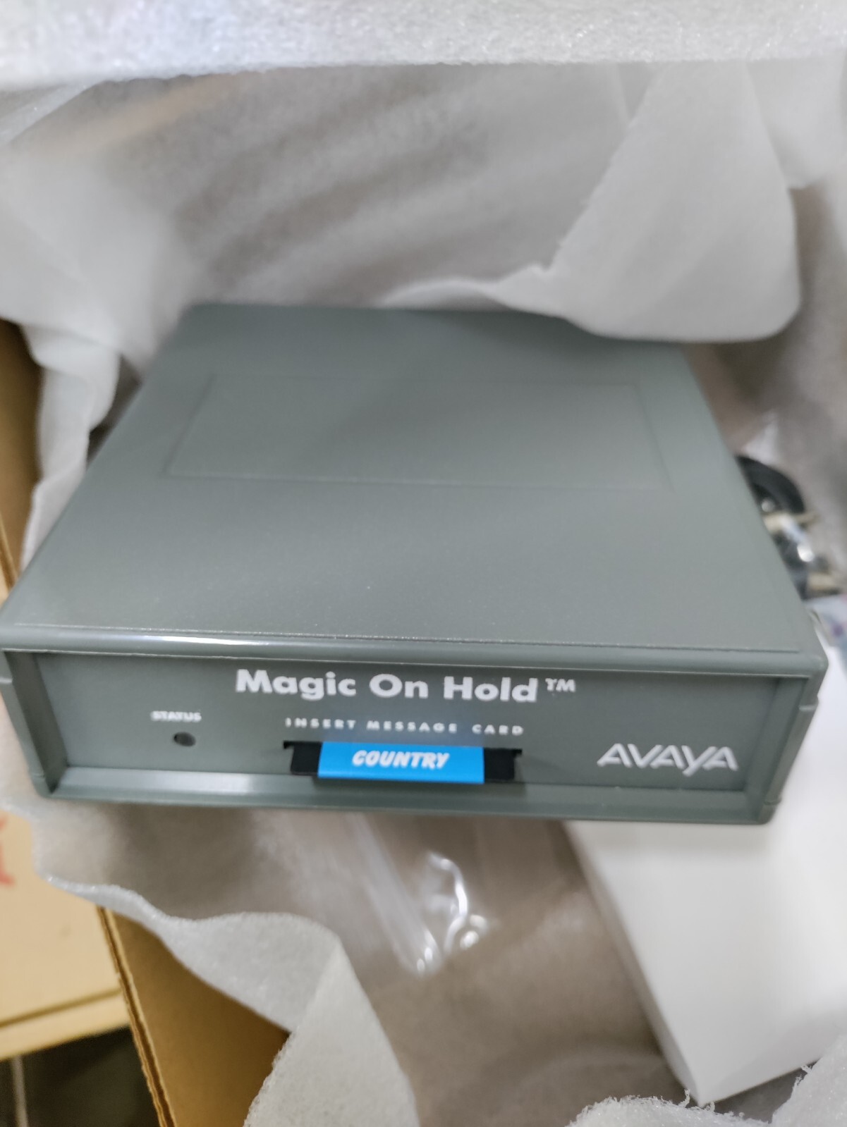 (1) New AVAYA 407988500 Magic On Hold w/country media card, complete-unused-OEM