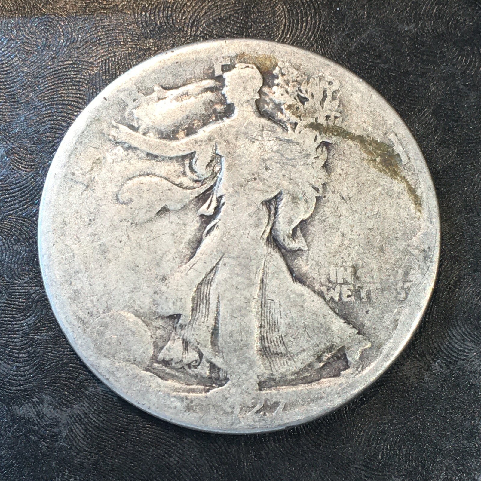 1927-S Walking Liberty Half Dollar - Totally Original -High Quality Scans #P904