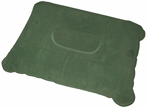 Inflatable Camping Pillow (PL-1) Green (17"x11"x4")