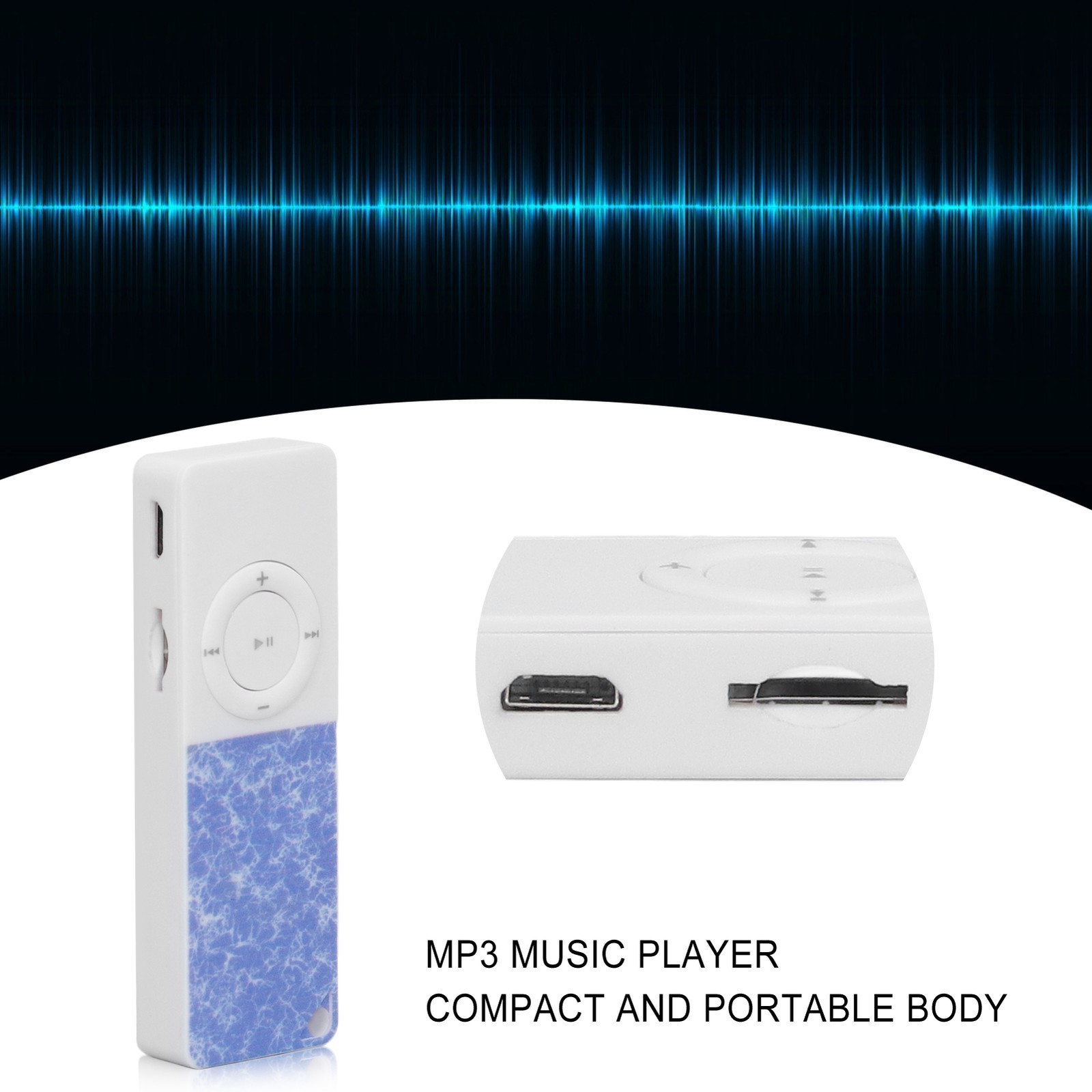 MP3 Player Slim Classic Multifunction HiFi Lossless Sound Music Player Supports