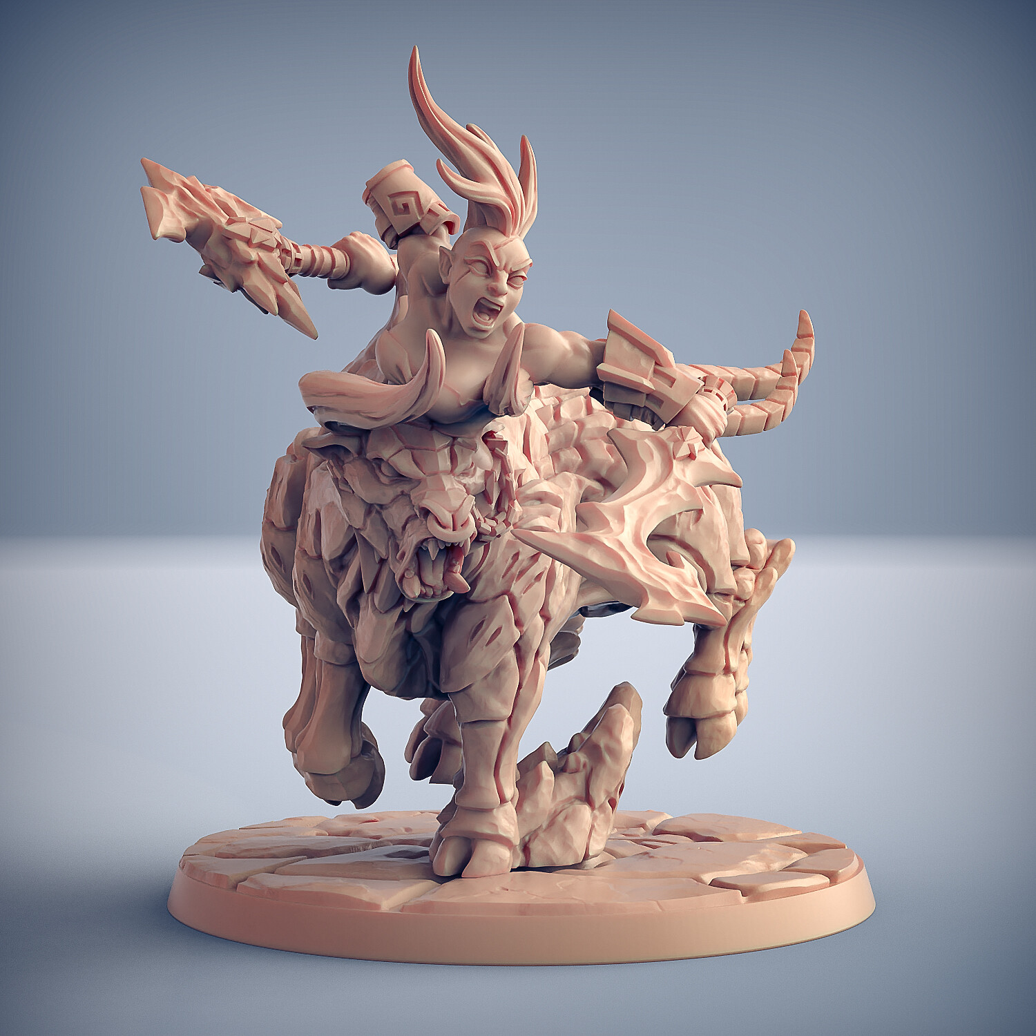 Dwarf Centaur Reaver - Artisan Guild Fantasy Dungeons and Dragons Miniature