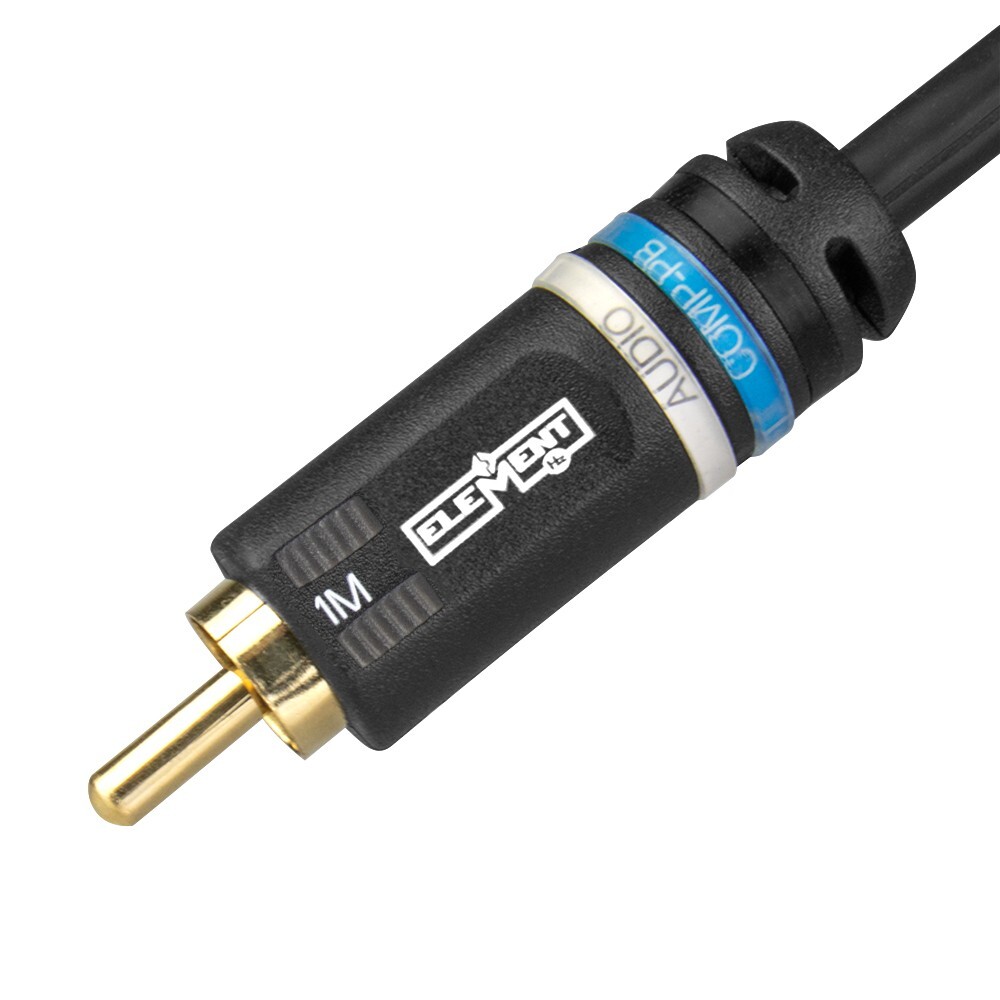 ELE14001M Element-Hz™ Universal Dual RCA Cable (1 Meter / 3.28ft)