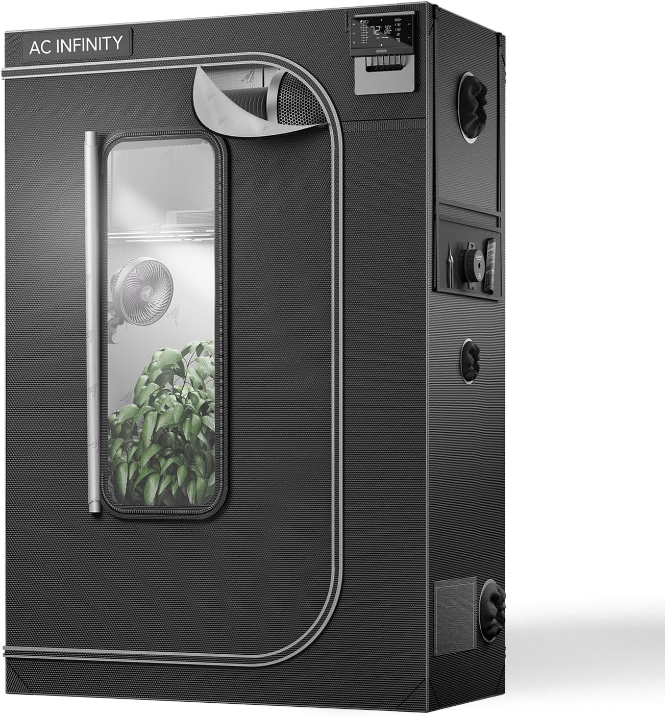CLOUDLAB 642, Advance Grow Tent 4X2, Thickest 1" Poles, 2000D Mylar Canvas, Lab-