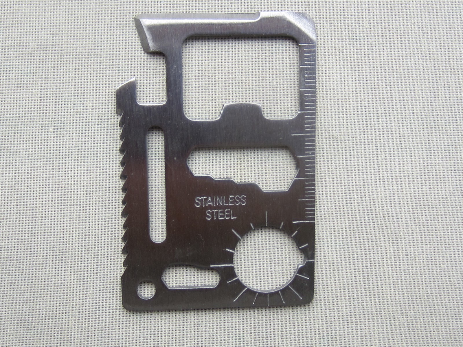 11 in 1 Multi Purpose Pocket Survival Camping Stainless Steel Knife Tool