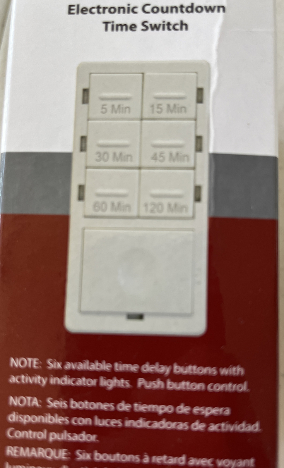 MARKTIME Electronic Countdown Time Switch #42801 White