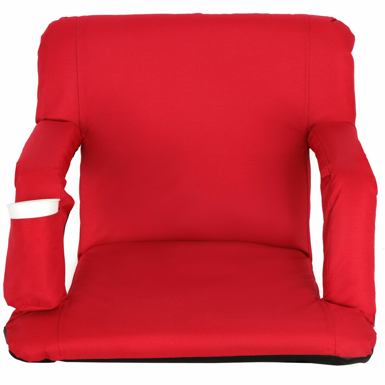 Red Recline Wide Stadium Seats Chair for Bleachers Folding Stadium Seat Portable
