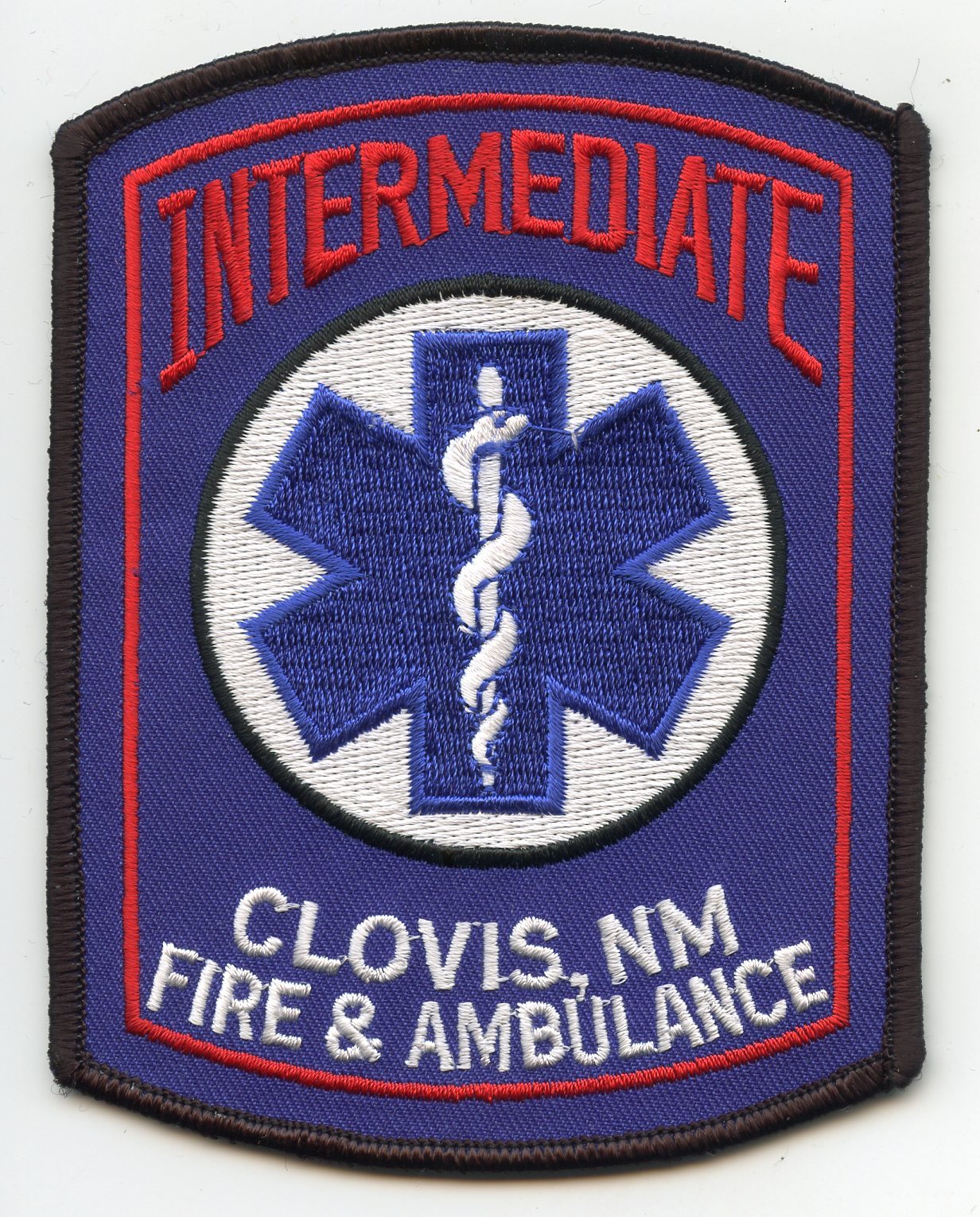 CLOVIS NEW MEXICO NM Intermediate EMT AMBULANCE FIRE PATCH