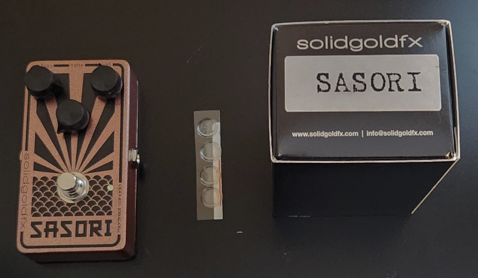 SolidGoldFx Sasori Shin-ei FY-2 Companion Style Fuzz w/Box & Unused Feet EX NOS