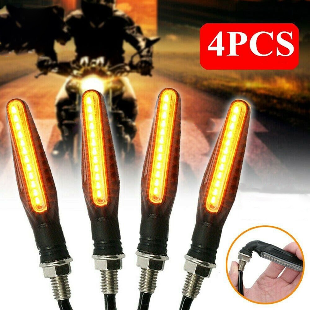 For Suzuki DRZ400s DRZ400sm LED Motorcycle Turn Blinker Signals Lights Amber USA