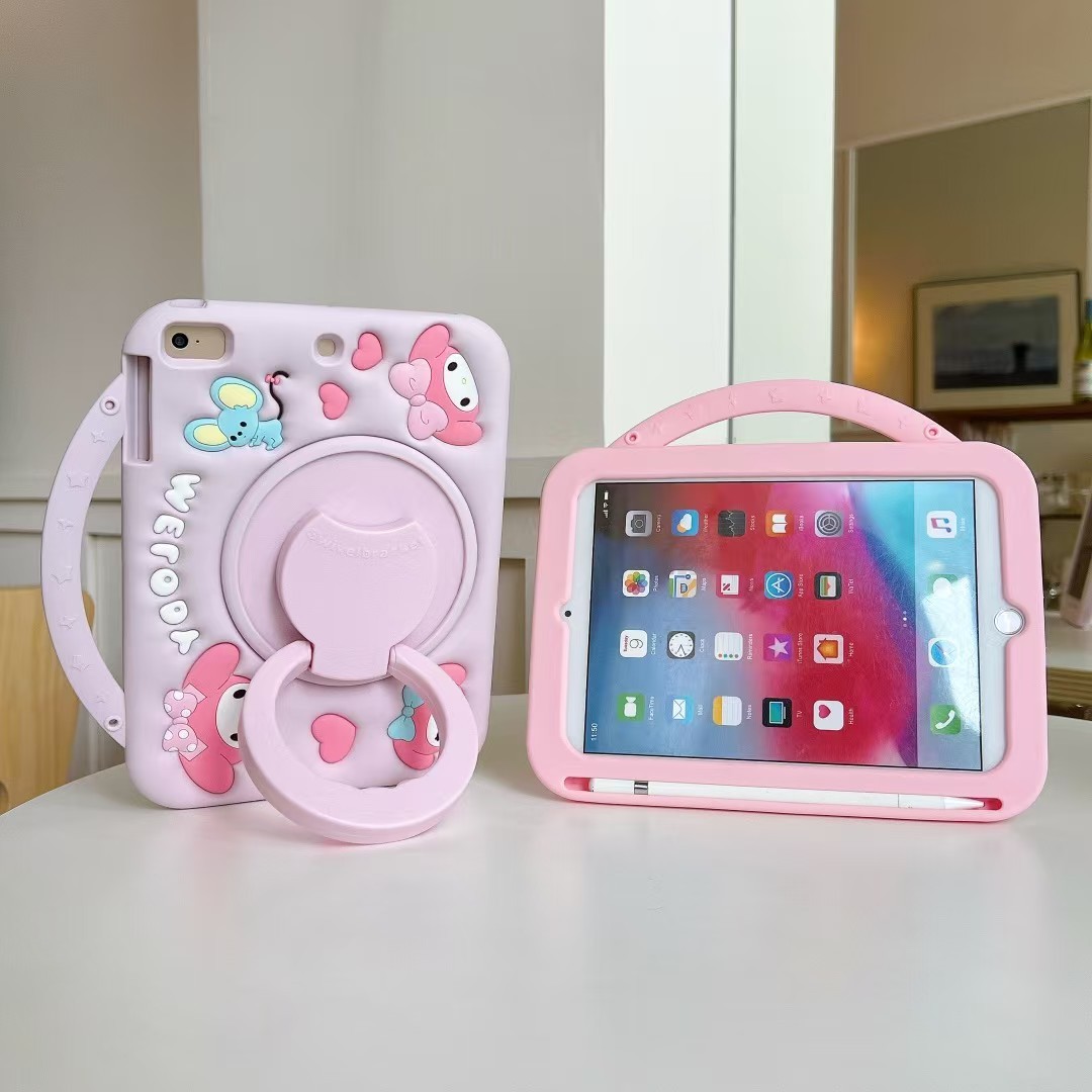 For Samsung Galaxy Tab A A7 A8 A9 A9+ S6 Lite My melody Kids Stand Case Cover