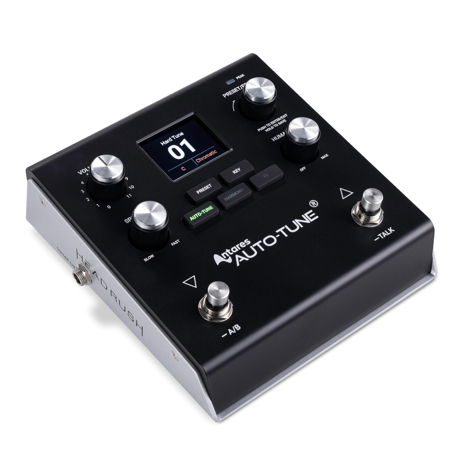 HeadRush VX5 Vocal Effects Pedal with Antares AutoTune for Vocalists Black