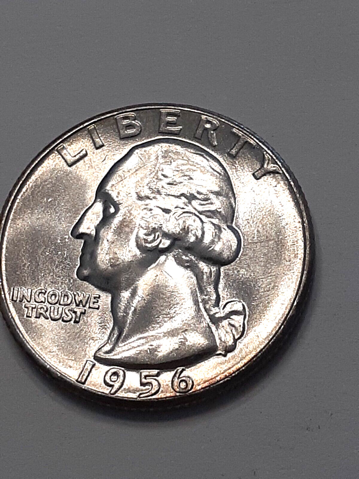 1956 WASHINGTON QUARTER    UNC