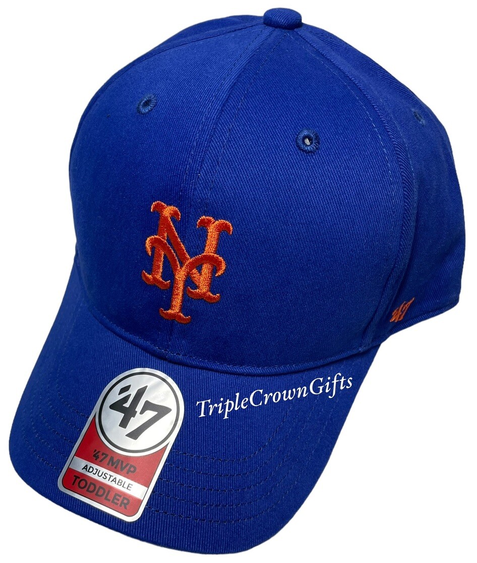 MLB New York Mets ('47 Brand) TODDLER MVP Hat - Blue & Orange