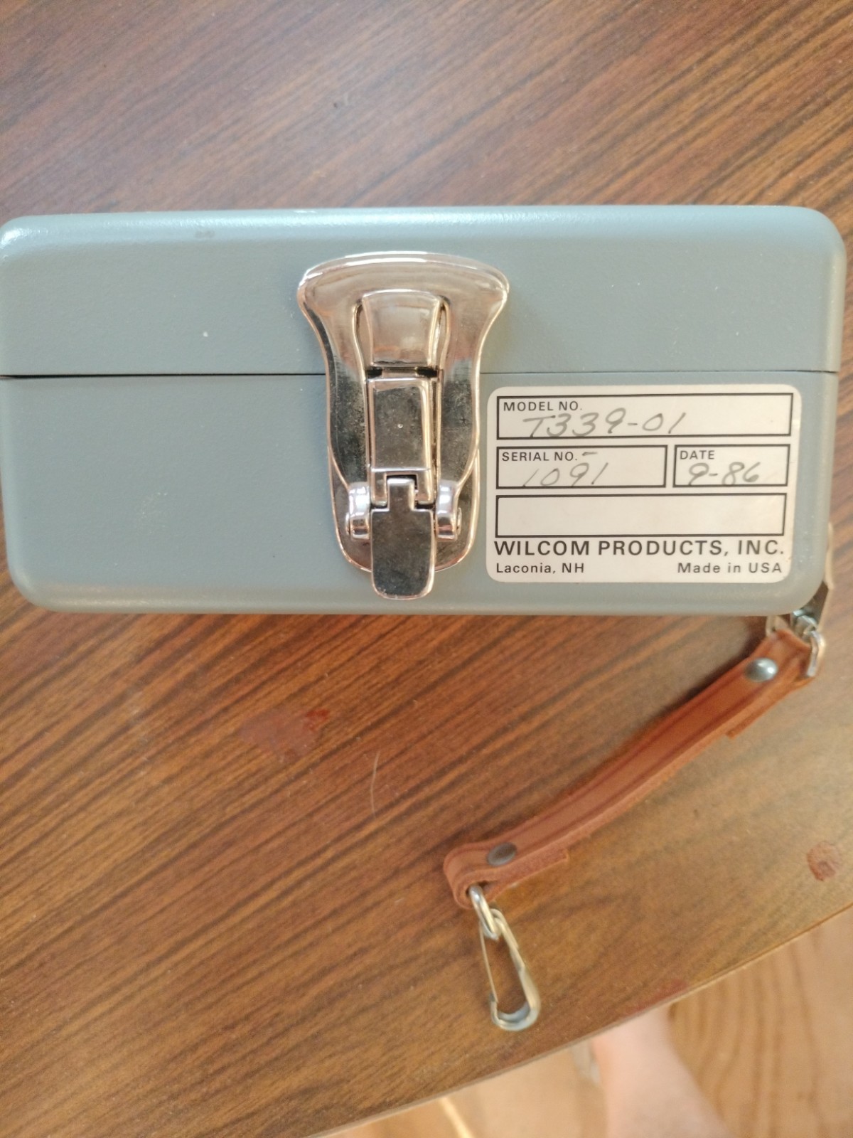 Wilcom Model T339-01 Optical Level Meter USED.