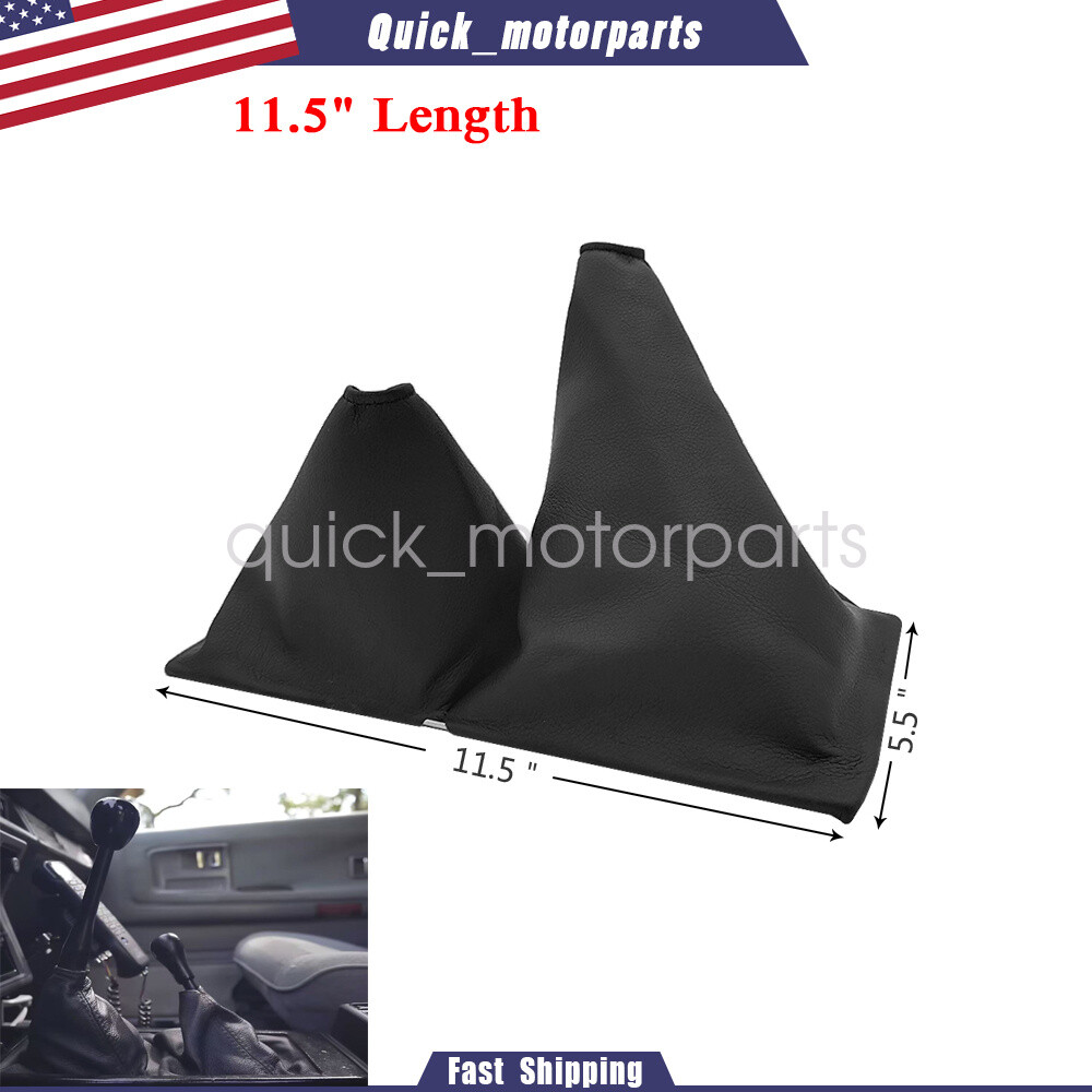 Manual Shift Boot Cover Shifter Black 11.5" Fits 84-89 Toyota 4Runner Pickup 4x4