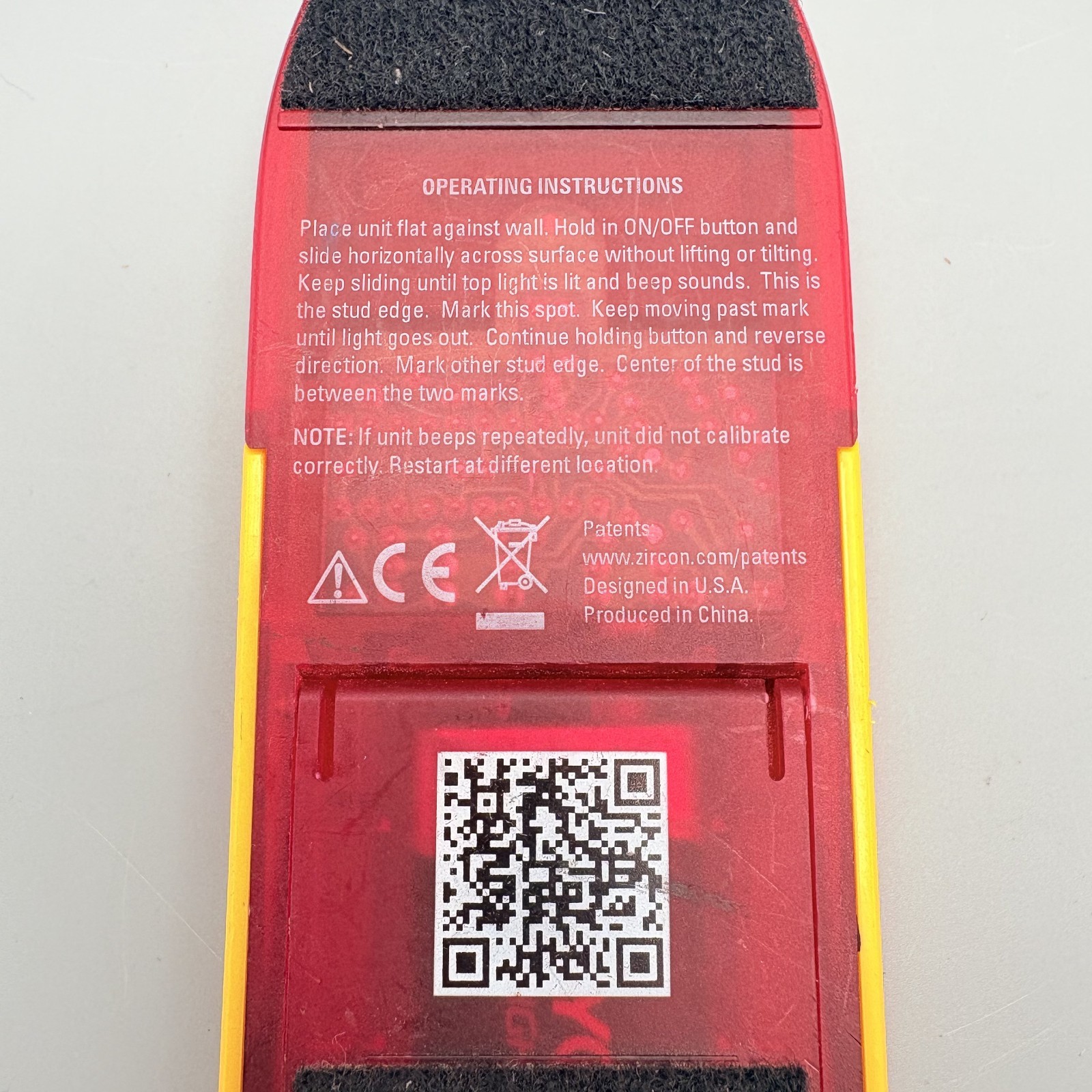 Zircon StudSensor HD25 Stud Finder Works