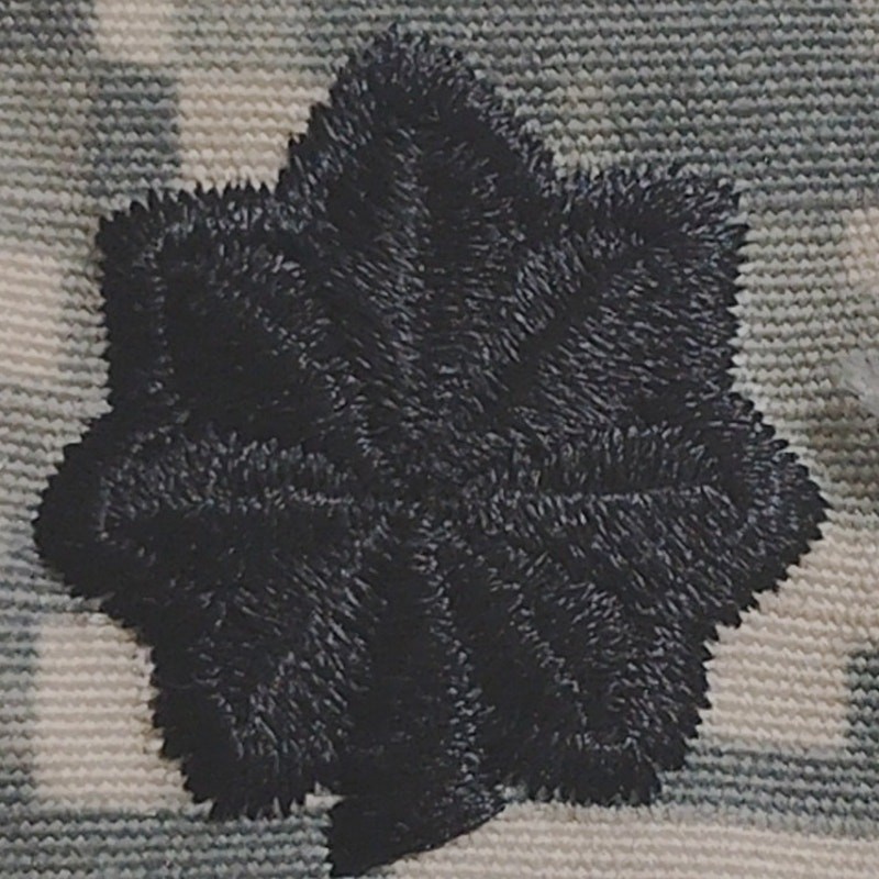 U.S. Army Major O-4 Device Patch ACU Digital, 2"×2" Hook(-N-Loop)