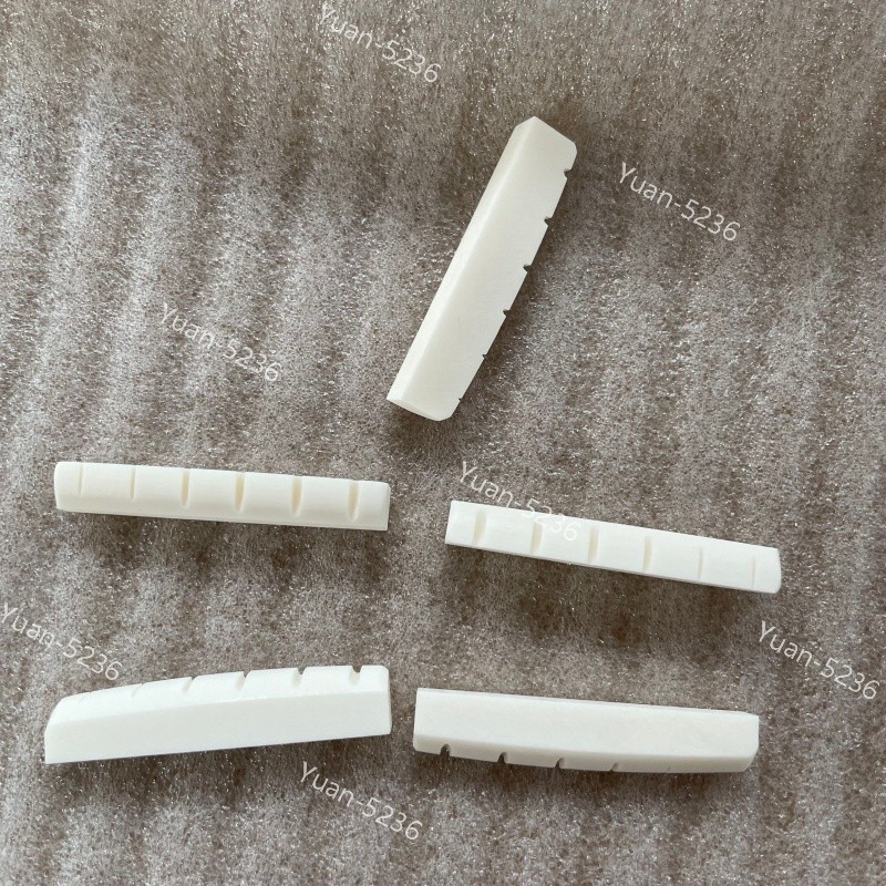43mm Bone Nut 6 String Guitar Replacement Slotted String Nut In Stock