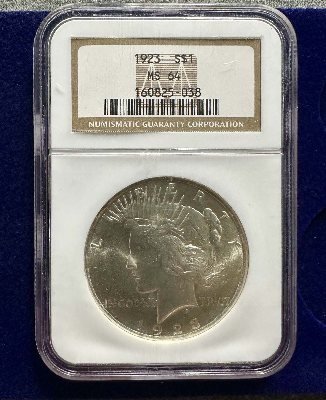 Beautiful 1923-P U.S Peace Dollar (SILVER) KM 150 MS64