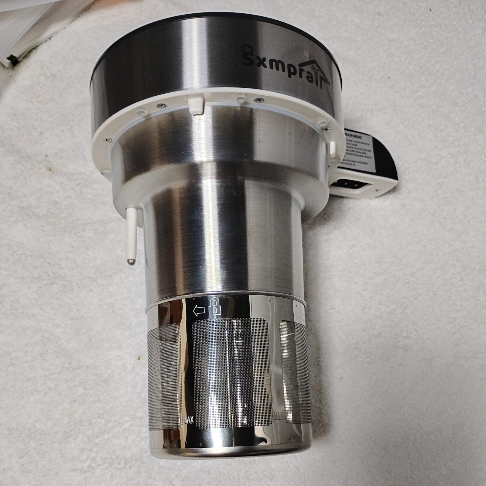 MissingCord Sxmprail 8in1 Automatic AlmondMilkMaker StainlessSteel BuiltinFilter