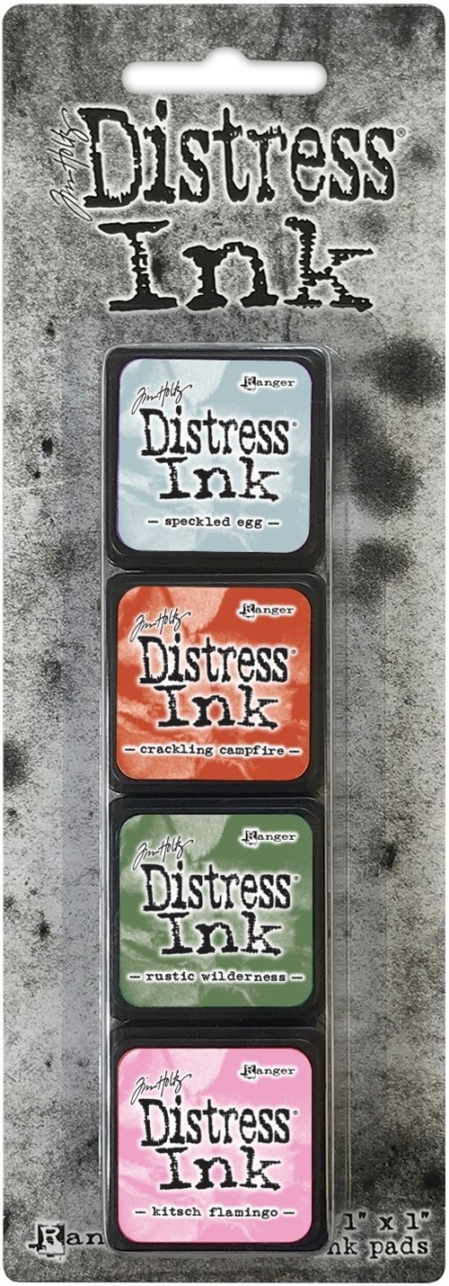 Tim Holtz Distress Mini Ink Pads 4/Pkg-Kit 16