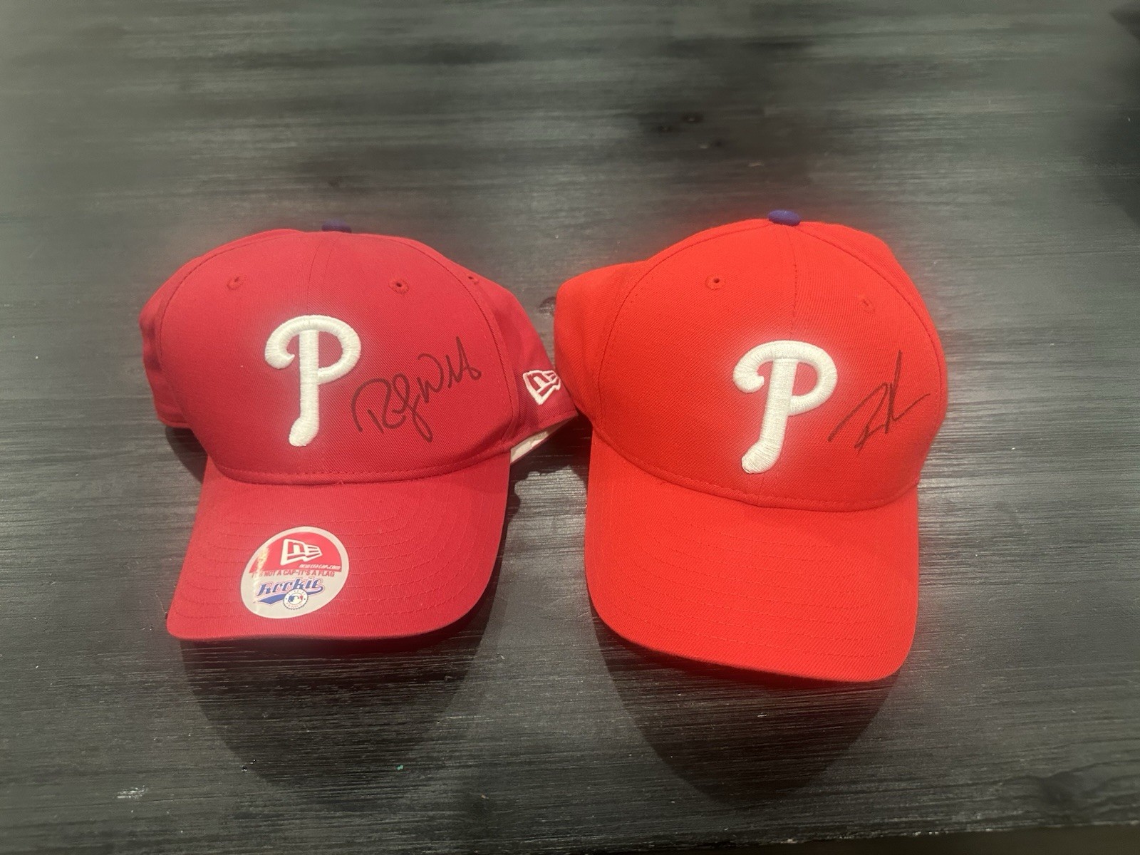 Ryan Madson & Randy Wolff Signed Autographed Baseball Cap Hat Lot Of 2 MLB Holo