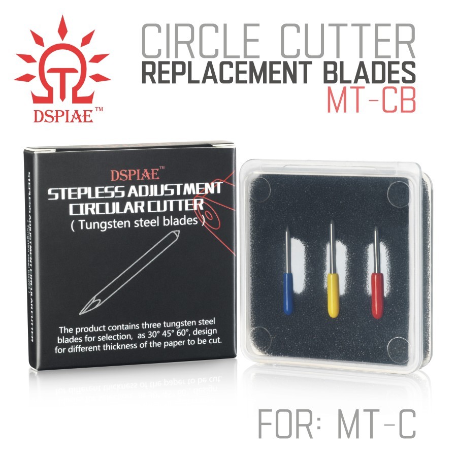 DSPIAE: Circle Cutter Replacement Blades MT-CB - 3pcs - For MT-C Circular Cutter