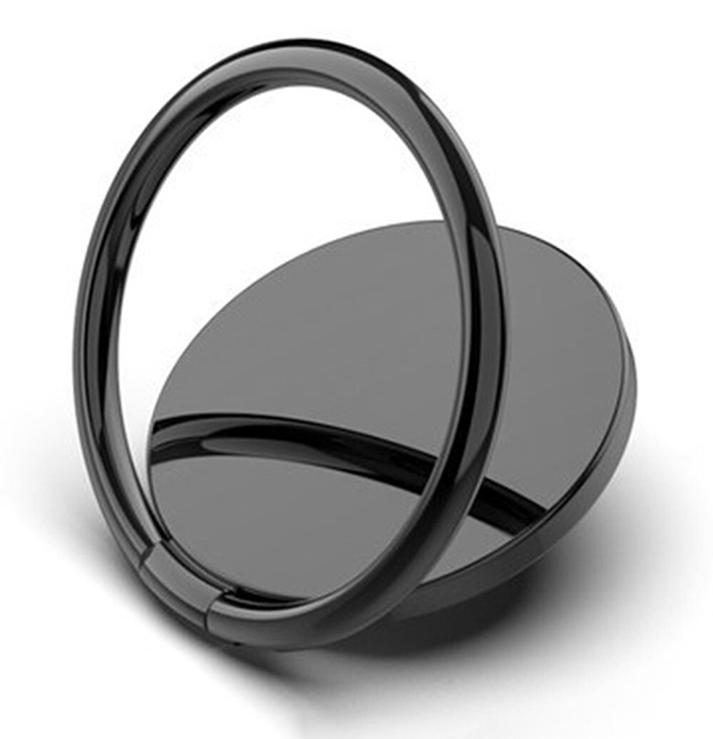 Universal Finger Ring Cell Phone Holder Stand Car Magnetic Metal Plate Slim USA
