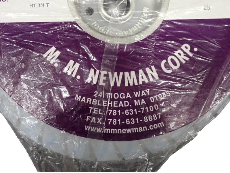 M.M Newman Corp HT3/4T Spirally-Cut 3/4" Wrap Cable, PTFE, 25' Spool