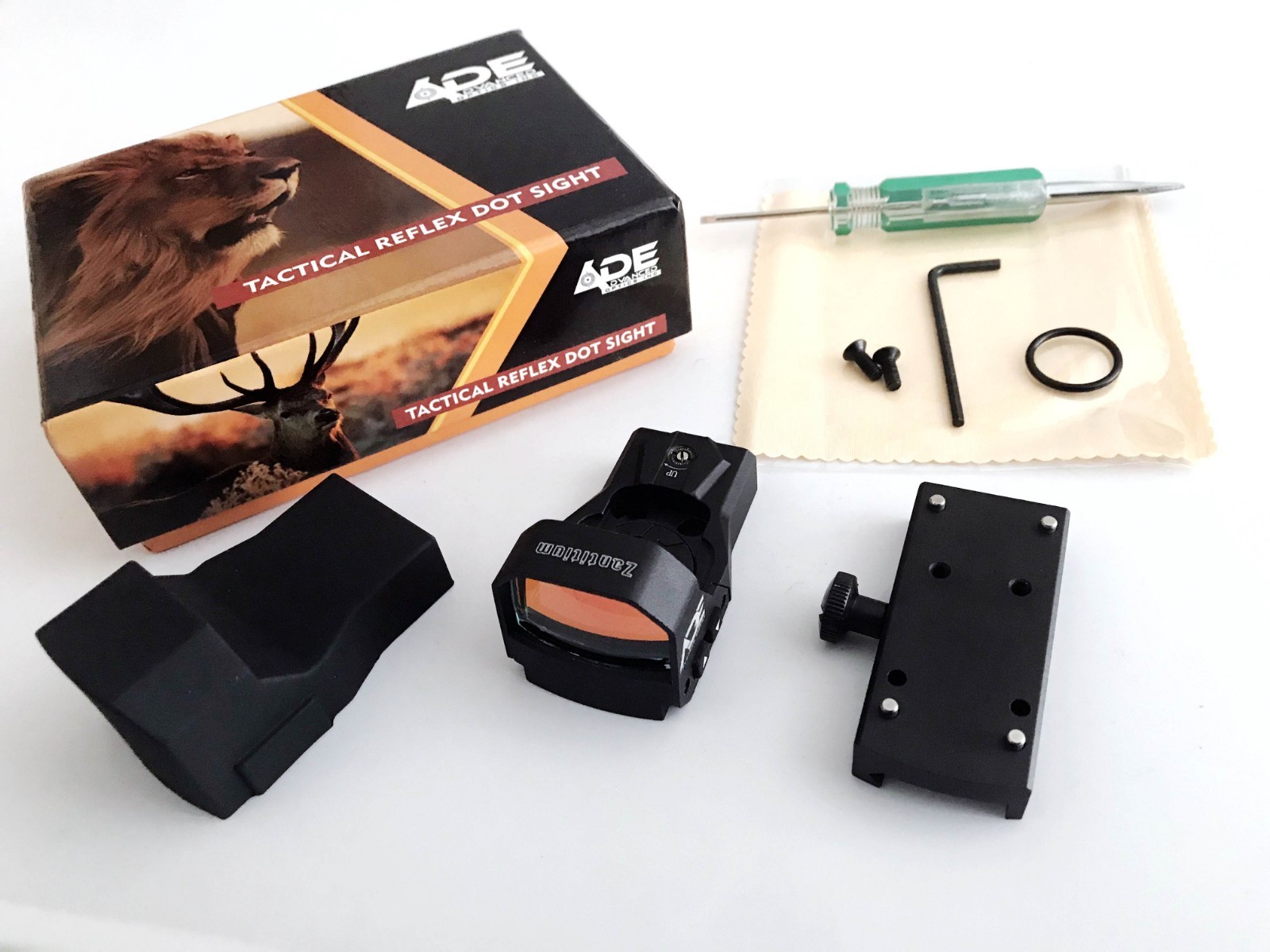 Ade RD3-015 RED Dot+OPTIC PLATE for Taurus TX22 Gen2,GX2,GX4, G3C,G3,G3XL Pistol