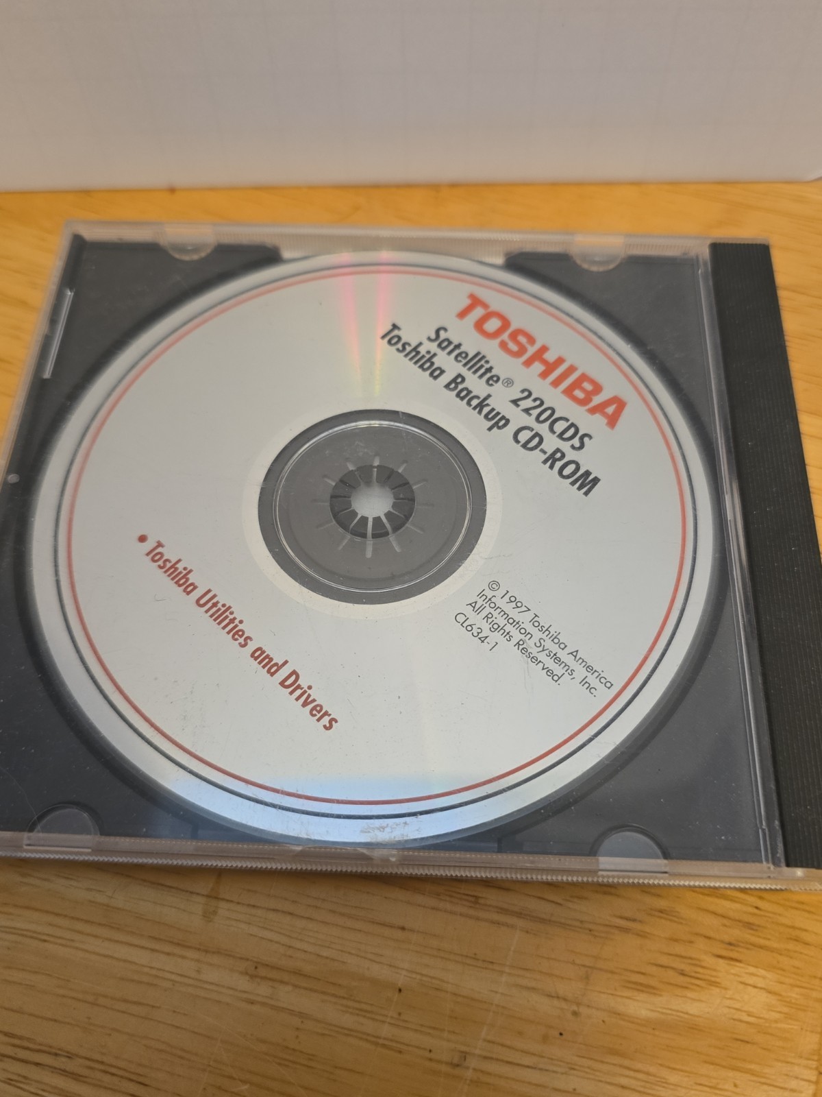 Toshiba Satellite 220cds Backup Cd-rom