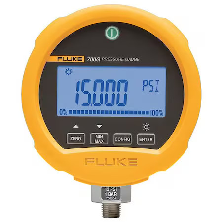 Fluke Fluke-700Rg05 Digital Test Compound Gauge, -14 To 0 To 30 Psi, 3 3/4 In