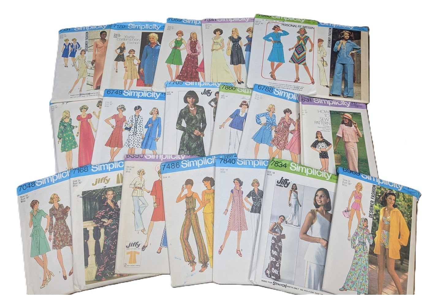 UNCUT 14/36 Vintage 1970s Sewing Pattern Simplicity U Pick