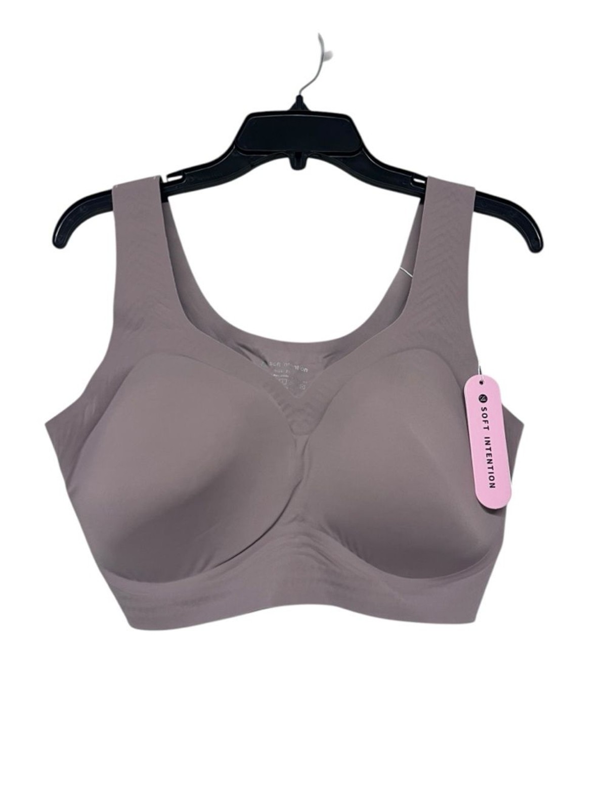 New Soft Intention Wireless Comfort Bra - Taupe
