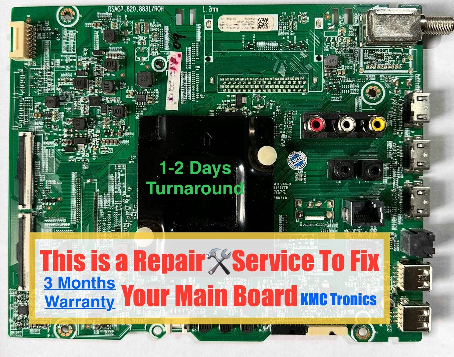 Repair Service For Hisense 65H6590F RSAG7.820.8831/ROH 244991A 244992A MainBoard